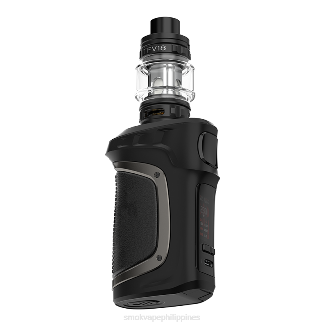 20VD71 SMOK MAG-18 KIT - SMOK vape Philippines - Black Gun Metal Leater