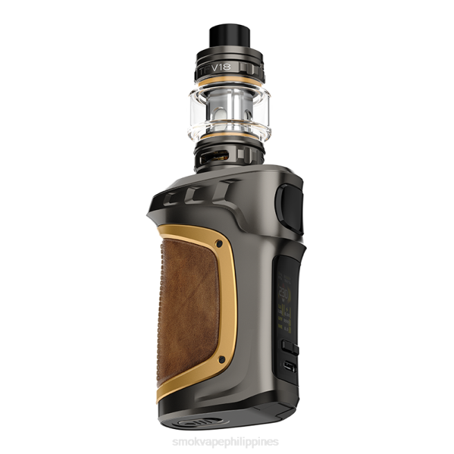 20VD78 SMOK MAG-18 KIT - SMOK vape disposable - Gun Metal Gold Leater