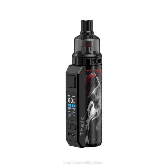 20VD286 SMOK Thallo Kit - SMOK vape pod - Fluid Black Red