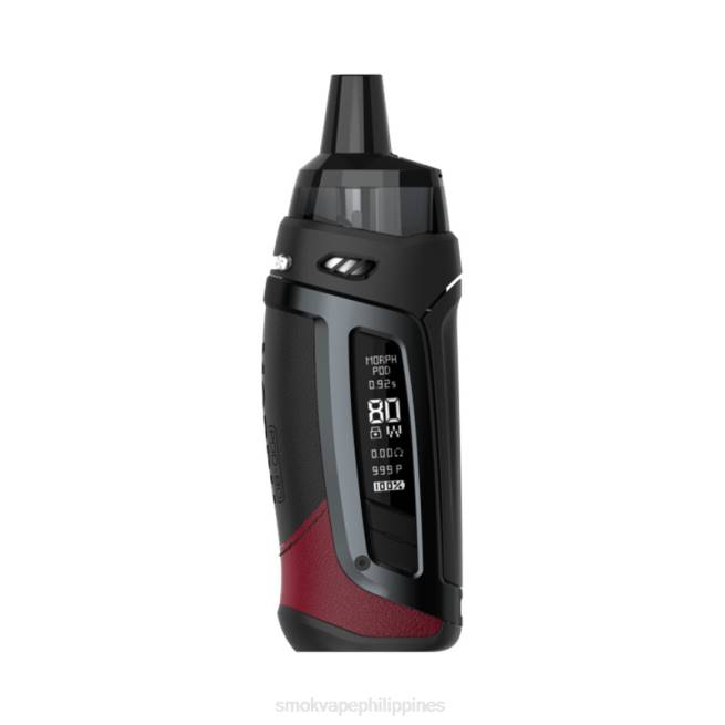 20VD155 SMOK Morph S Pod-80 Kit - SMOK disposable vape - Black Red