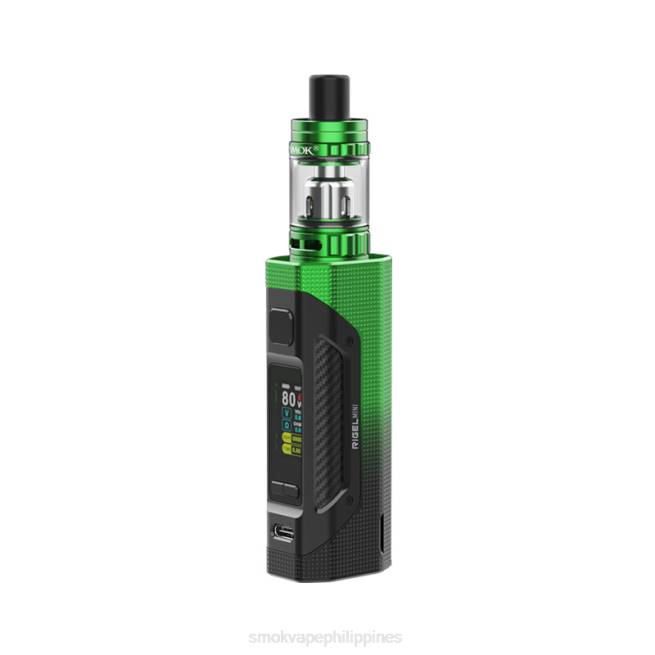 20VD253 SMOK Rigel Mini Kit - SMOK vape Manila - Black Green